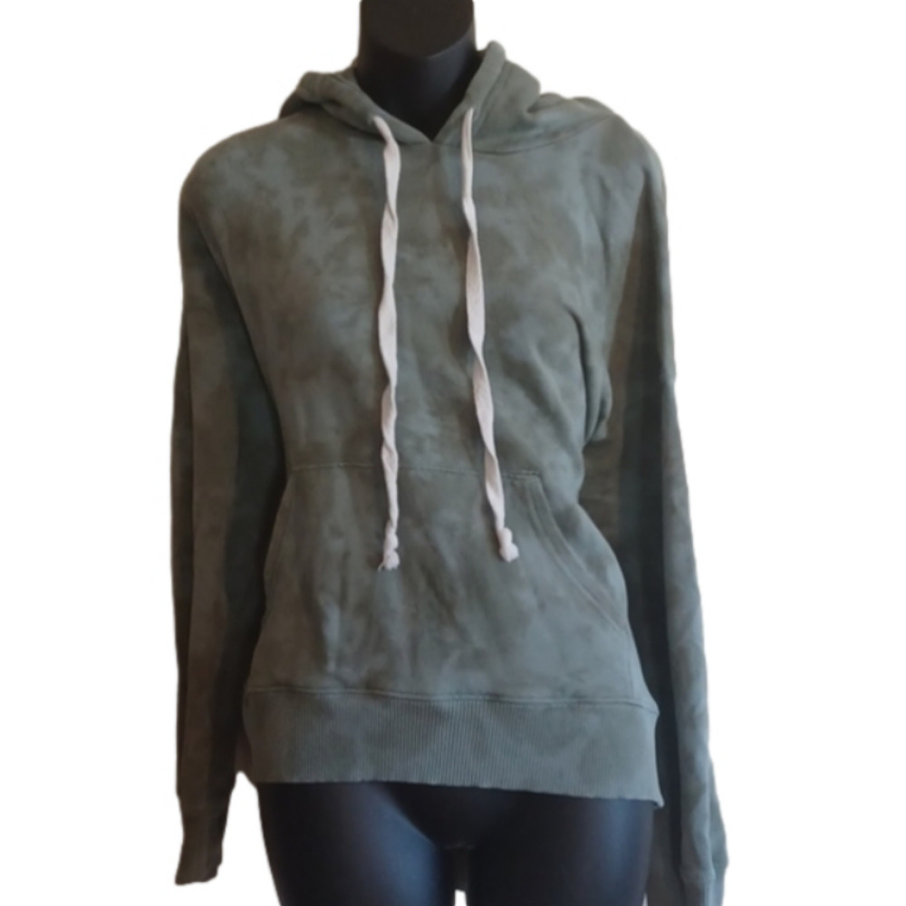 Aerie dyed green/ grey hoodie. Size small, might be oversized, see measurements